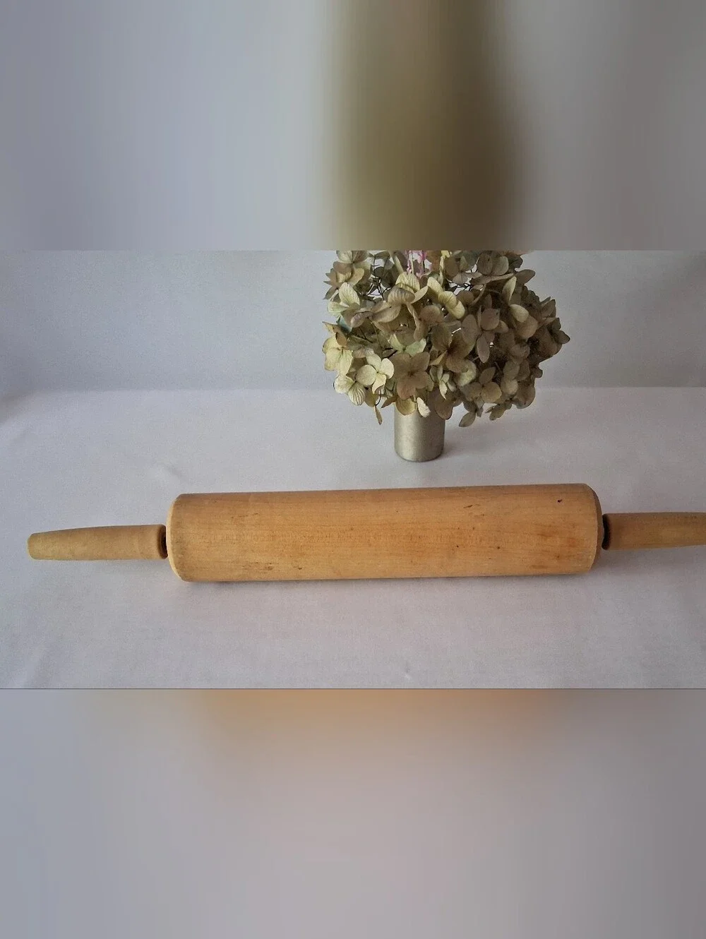 Vintage Wooden Rolling Pin - Long Handles - Decor or For Use!